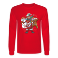 Dapping Christmas Long Sleeve T-Shirt - red