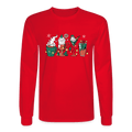 Holiday Drinks Fun Long Sleeve T-Shirt - red