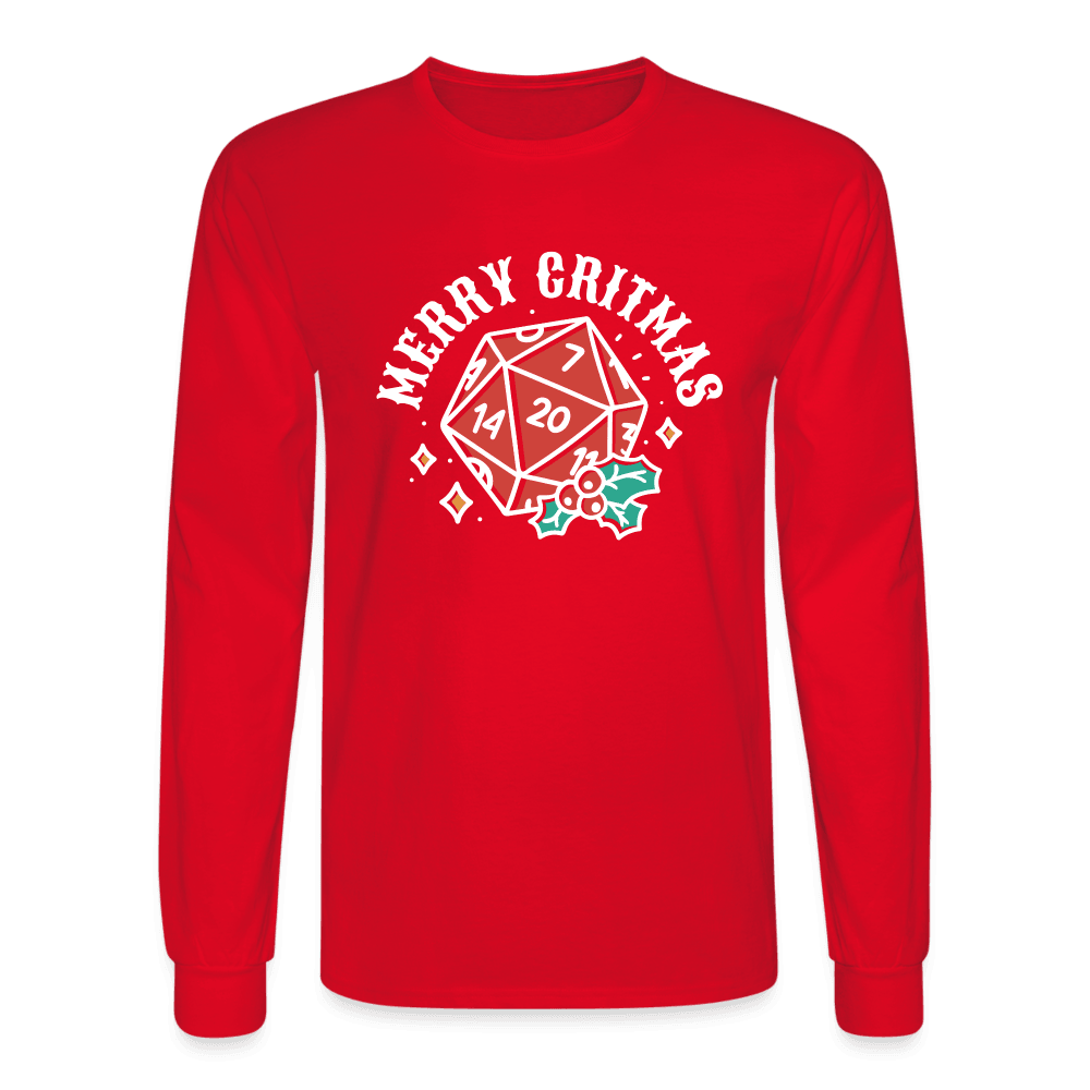 Merry Critmas Long Sleeve T-Shirt - red