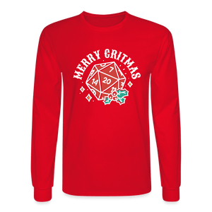Merry Critmas Long Sleeve T-Shirt - red