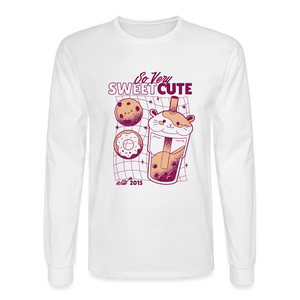 Cute Dessert Time Long Sleeve T-Shirt - white