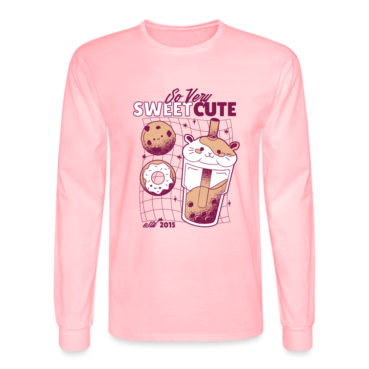 Cute Dessert Time Long Sleeve T-Shirt - pink