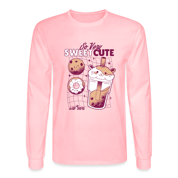 Cute Dessert Time Long Sleeve T-Shirt - pink