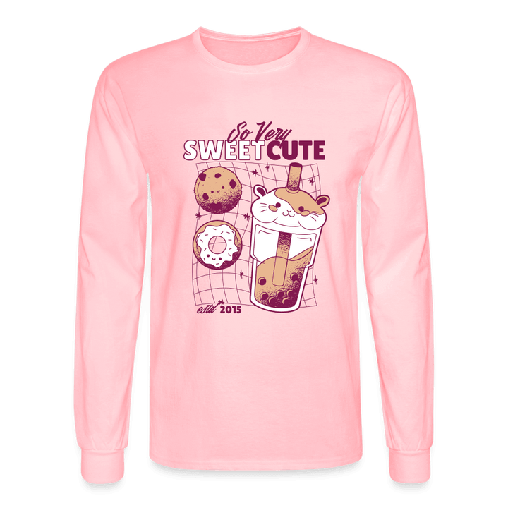 Cute Dessert Time Long Sleeve T-Shirt - pink