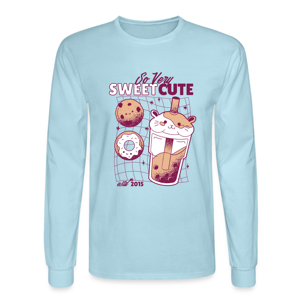 Cute Dessert Time Long Sleeve T-Shirt - powder blue