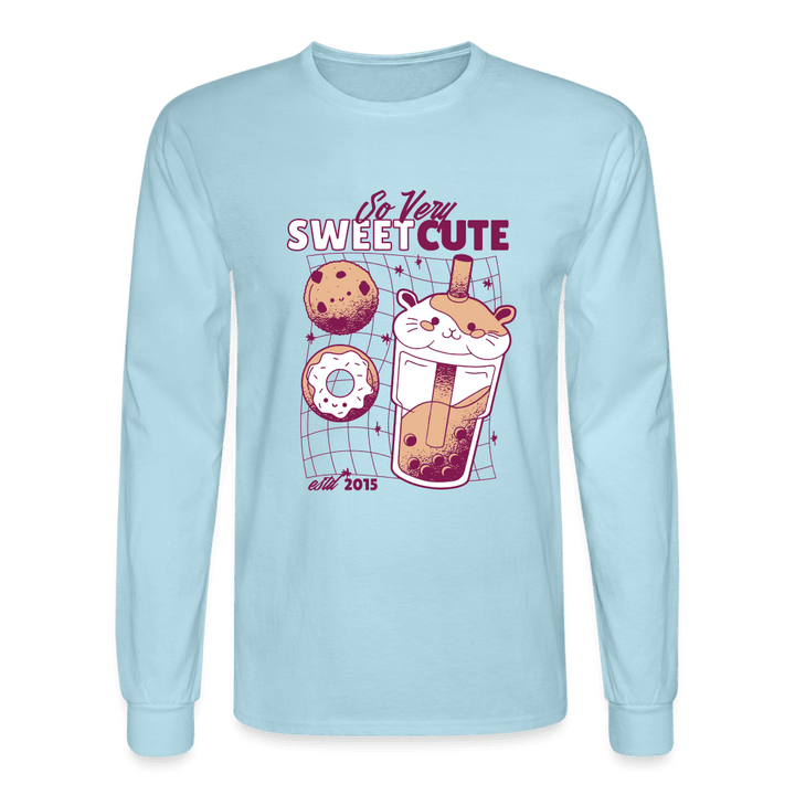 Cute Dessert Time Long Sleeve T-Shirt - powder blue