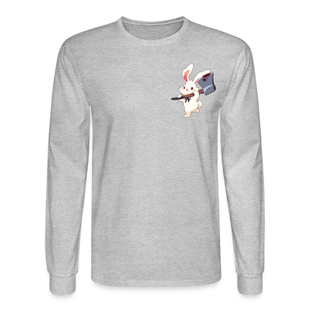 Chop Chop Little Bubble Long Sleeve T-Shirt - heather gray
