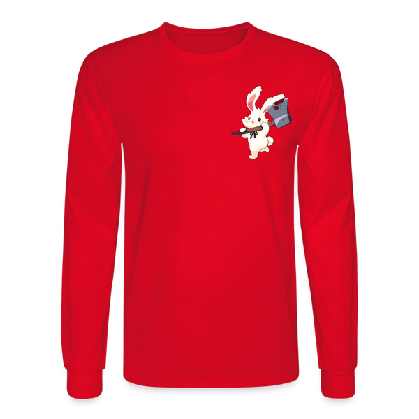 Chop Chop Little Bubble Long Sleeve T-Shirt - red