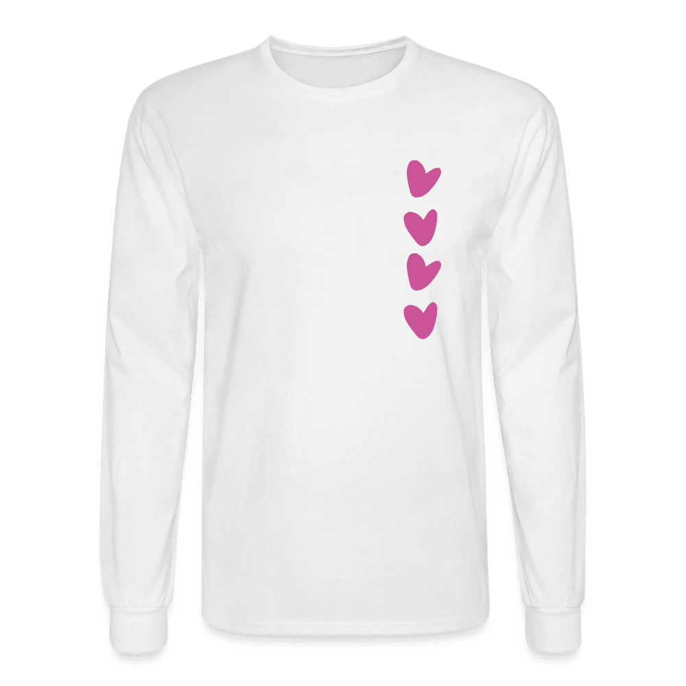 Loving Lazy Bunnies Long Sleeve T-Shirt - white