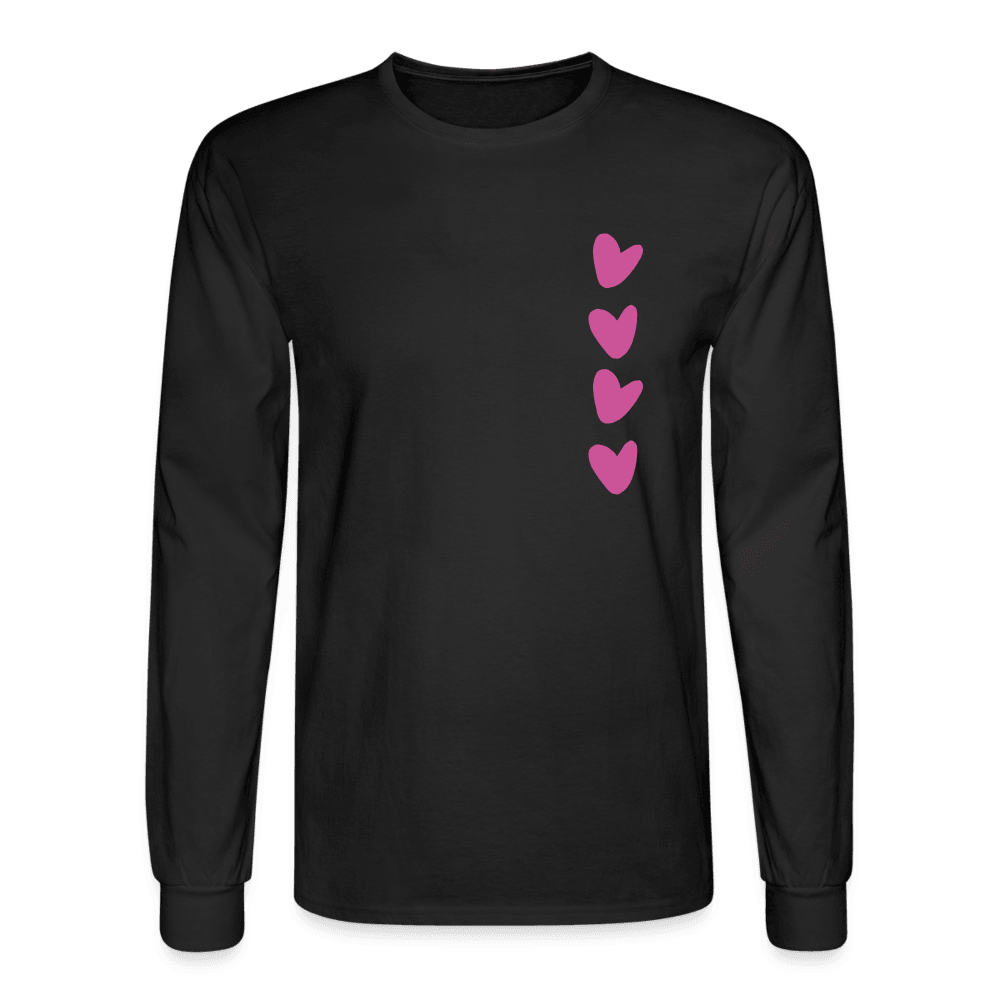 Loving Lazy Bunnies Long Sleeve T-Shirt - black