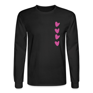 Loving Lazy Bunnies Long Sleeve T-Shirt - black