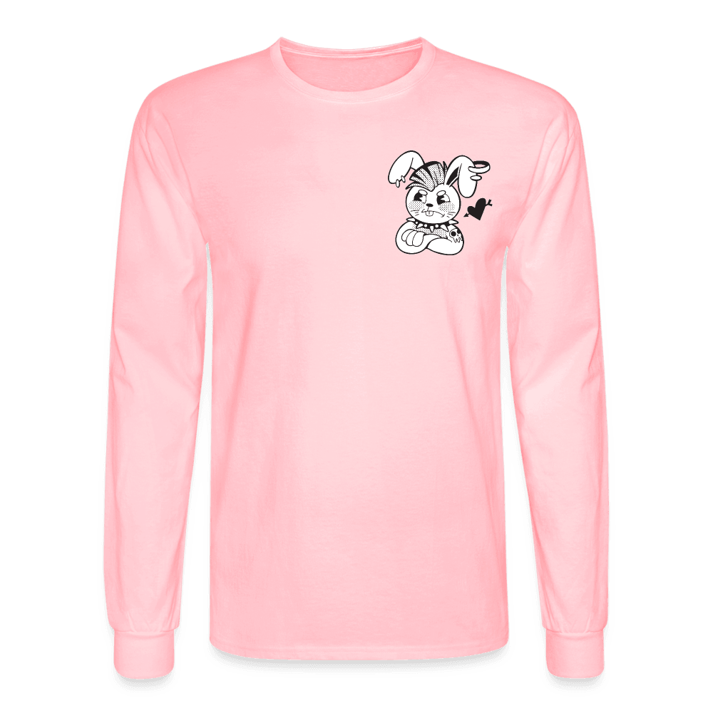 Punk Rabbit's Broken Love Long Sleeve T-Shirt - pink