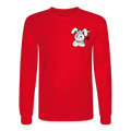 Punk Rabbit's Broken Love Long Sleeve T-Shirt - red