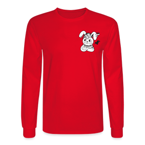 Punk Rabbit's Broken Love Long Sleeve T-Shirt - red