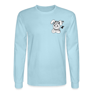 Punk Rabbit's Broken Love Long Sleeve T-Shirt - powder blue