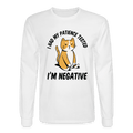 No Patience Grumpy Cat Long Sleeve T-Shirt - white
