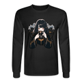 Tea is Life Anime Girl Long Sleeve T-Shirt - black