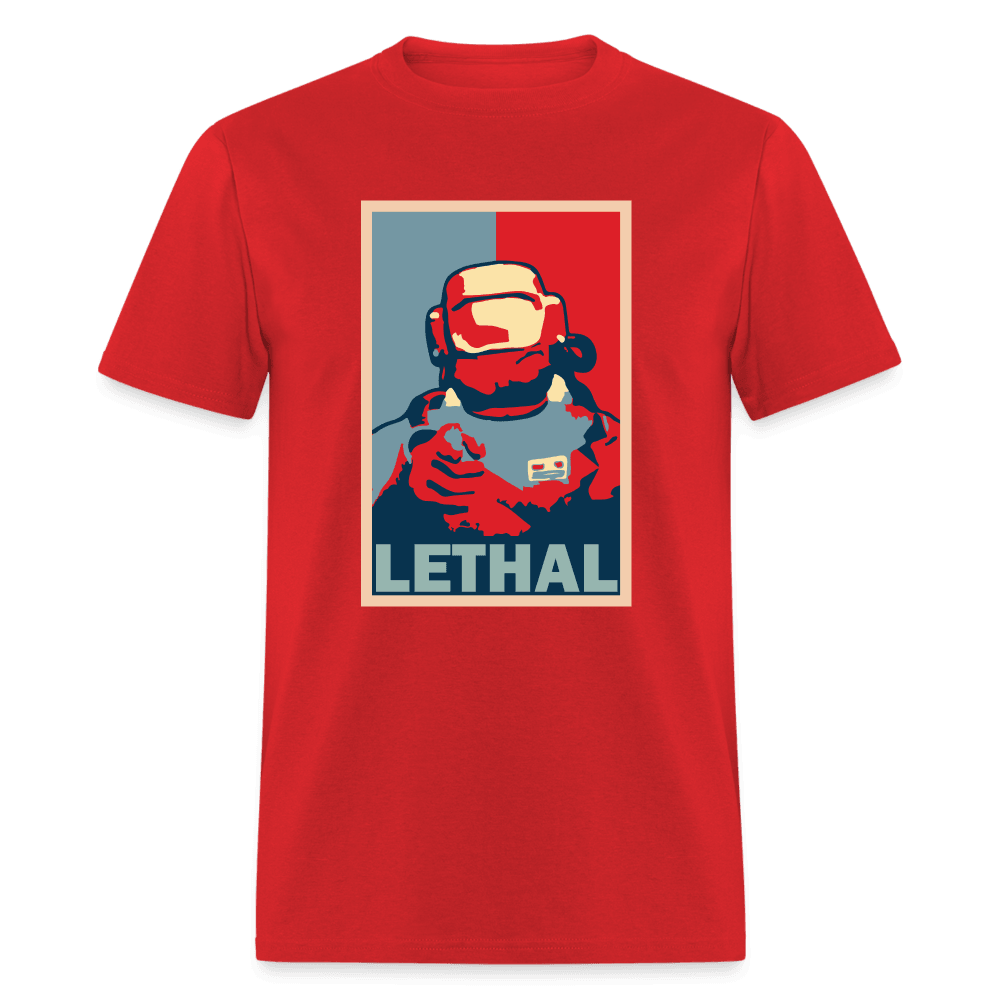 We Want You - Lethal Company T-Shirt - red