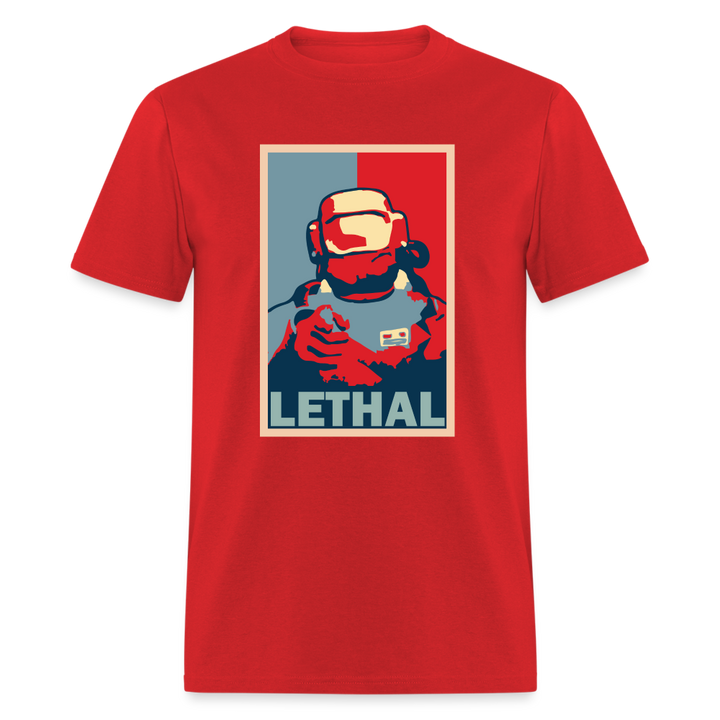 We Want You - Lethal Company T-Shirt - red