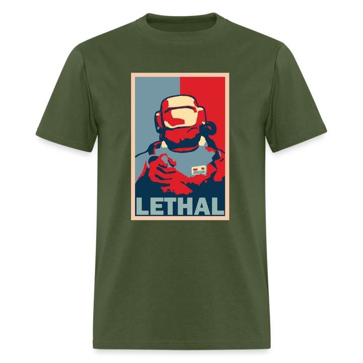 We Want You - Lethal Company T-Shirt - military green