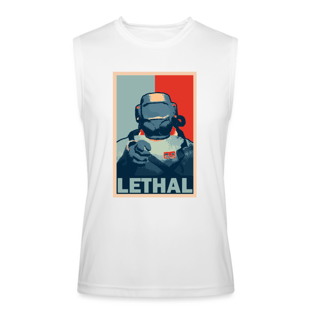 LETHAL Sleeveless Shirt - white