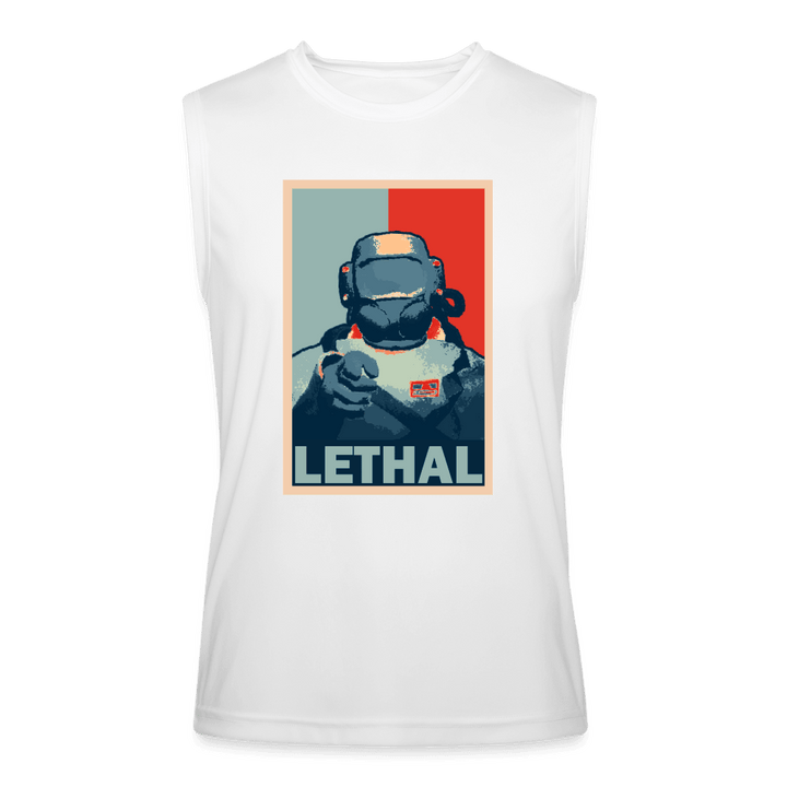 LETHAL Sleeveless Shirt - white