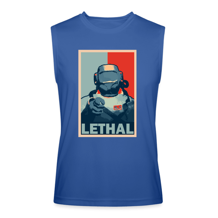 LETHAL Sleeveless Shirt - royal blue