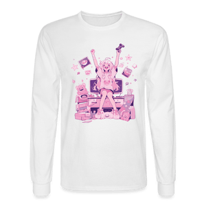 CLEAR! Gamer Girl Long Sleeve T-Shirt - white