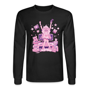 CLEAR! Gamer Girl Long Sleeve T-Shirt - black