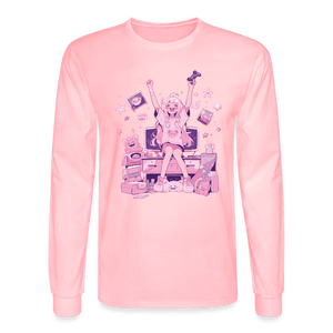 CLEAR! Gamer Girl Long Sleeve T-Shirt - pink