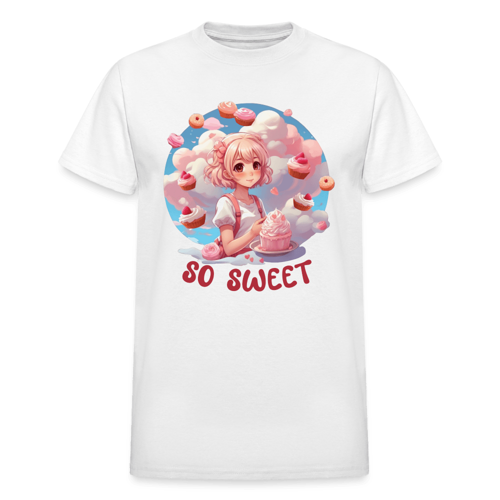 So Sweet! Anime Desserts Kawaii T-Shirt - white