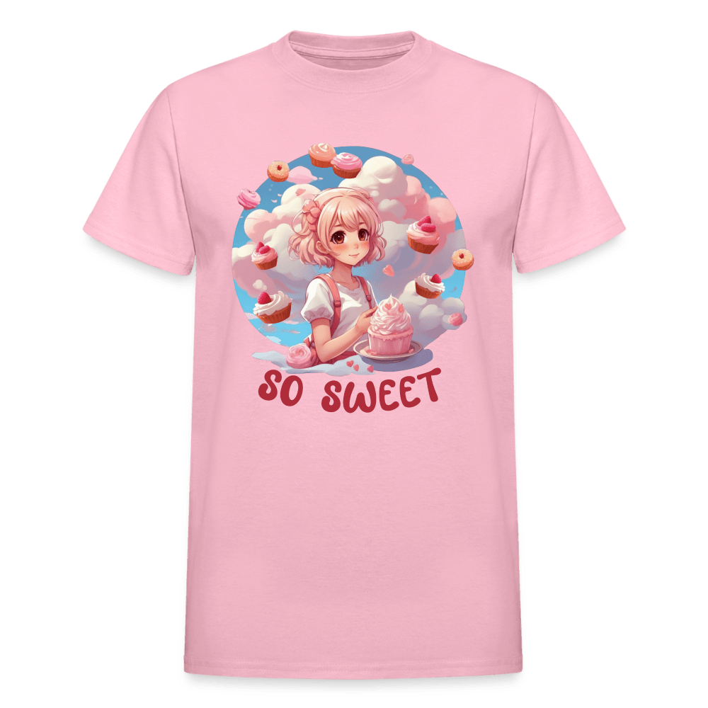 So Sweet! Anime Desserts Kawaii T-Shirt - light pink