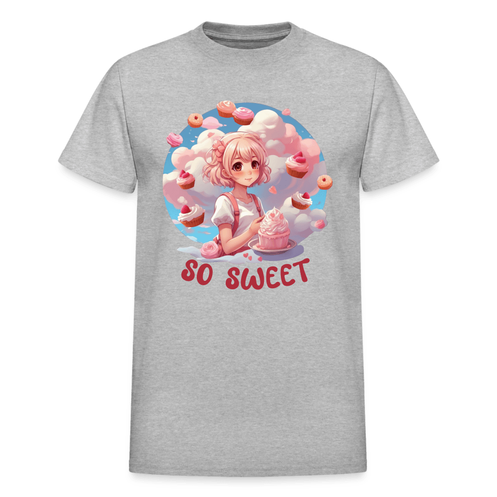 So Sweet! Anime Desserts Kawaii T-Shirt - heather gray