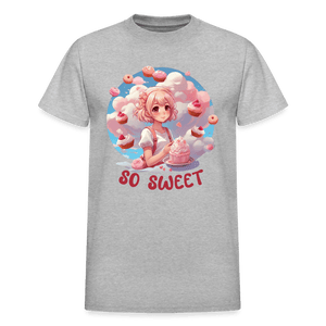 So Sweet! Anime Desserts Kawaii T-Shirt - heather gray