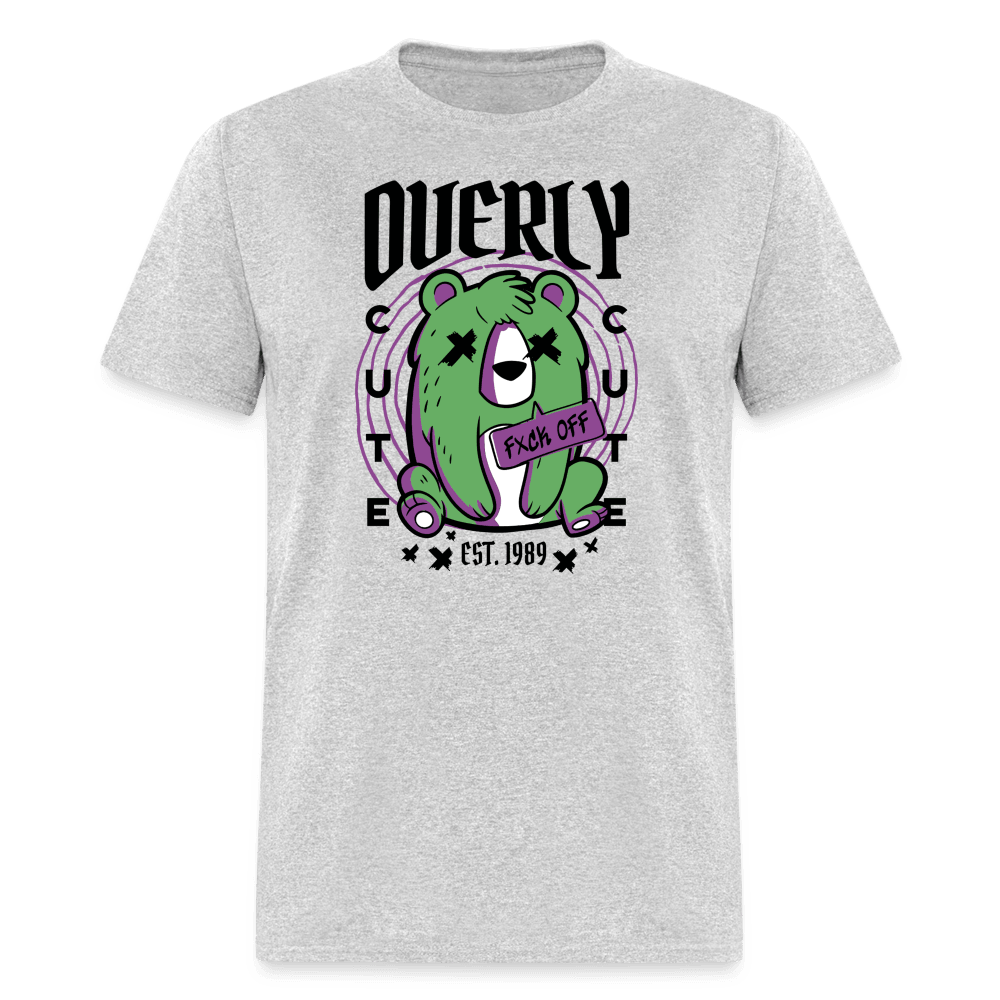 Overly Cute Zombie Bear Unisex Shirt - heather gray
