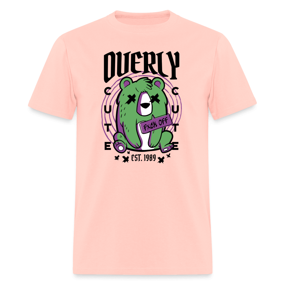 Overly Cute Zombie Bear Unisex Shirt - blush pink 