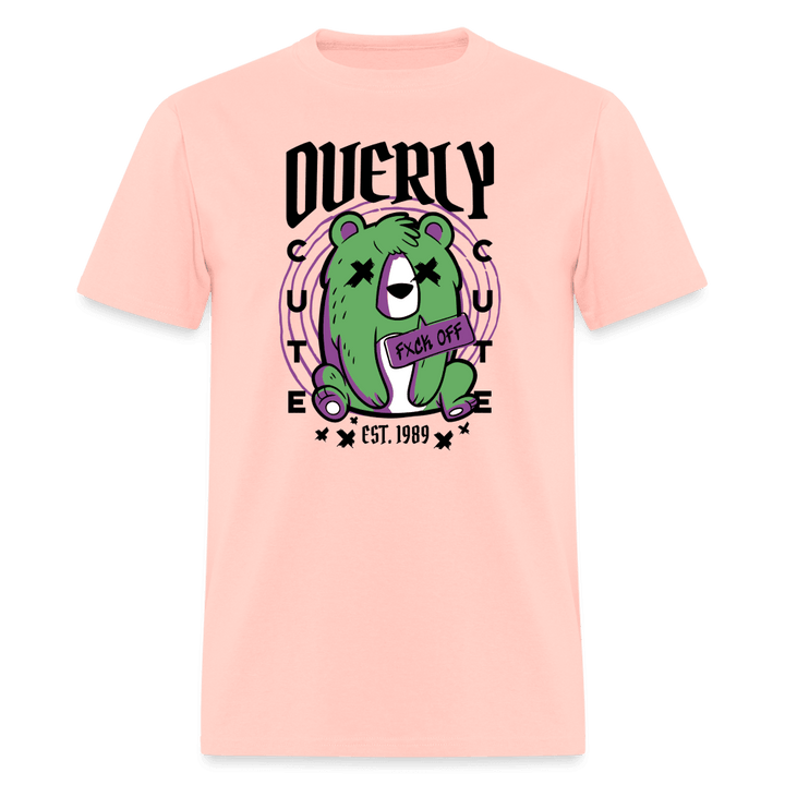 Overly Cute Zombie Bear Unisex Shirt - blush pink 
