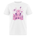 Yay! Girl Gamer Wins Pink Gaming Room T-Shirt - white