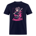 Onward! Anime Sword Girl Unisex T-Shirt - navy