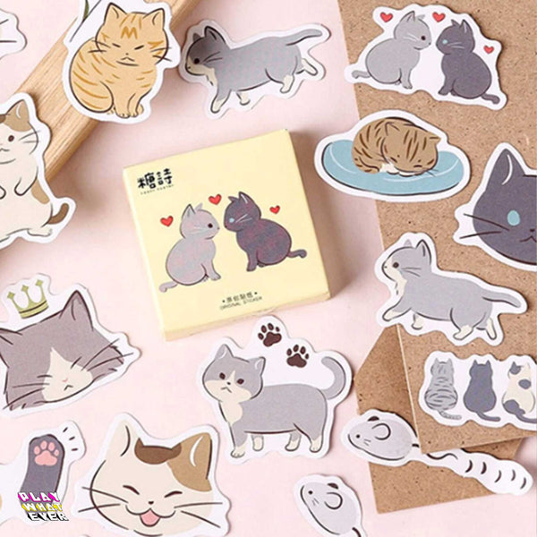 Meow Cute Cat Assorted Stickers