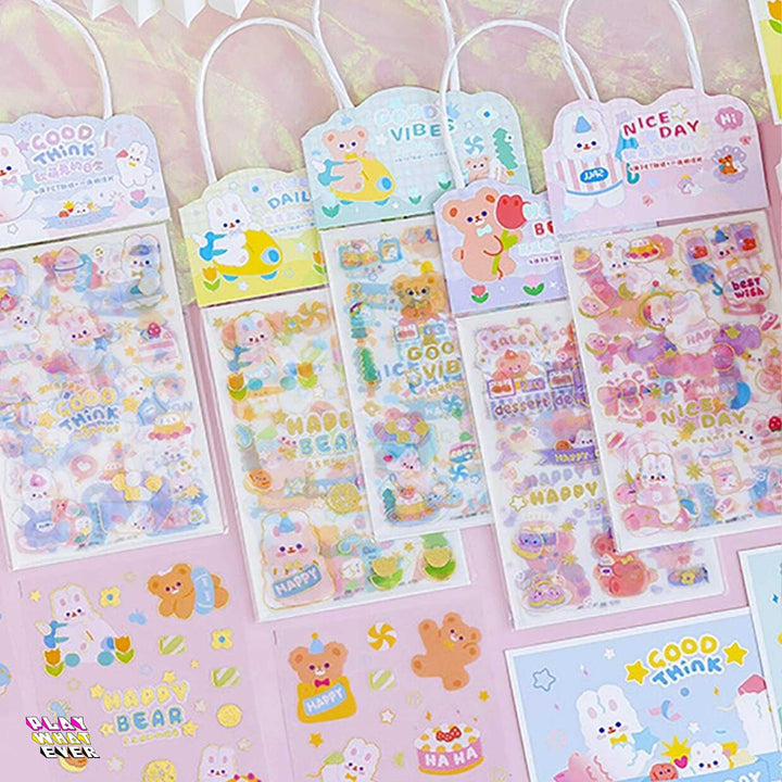 Fun Time Friends Animal Sparkle Sticker Pack