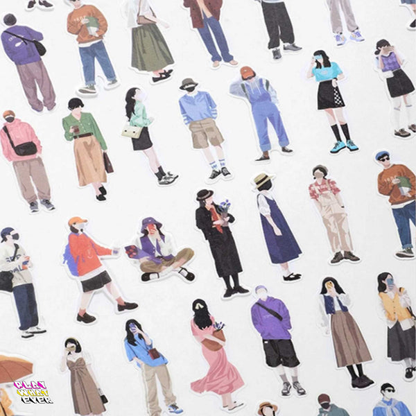Everyday Anime Fashion Washi Sticker Pack