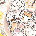 Cat's Life Can Be Tough Funny Sticker Pack
