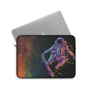 Jumping Over the Nebula Astronaut Laptop Sleeve - PlayWhatever
