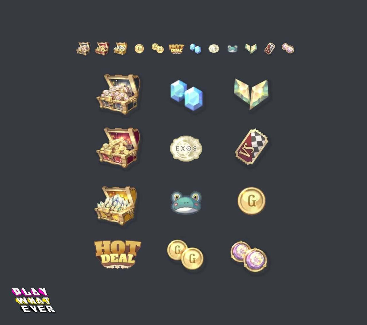 Exos Heroes Discord Emoji Pack - PlayWhatever
