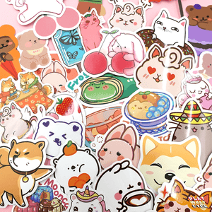 Mixed Sticker Grab Bag - Kawaii Stickers - PlayWhatever