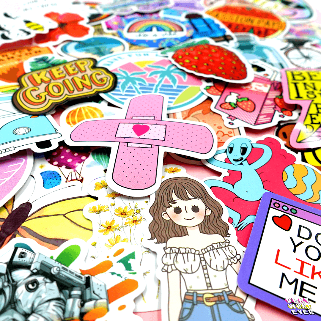 Mixed Sticker Grab Bag - Kawaii Stickers - PlayWhatever