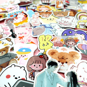 Mixed Sticker Grab Bag - Kawaii Stickers - PlayWhatever