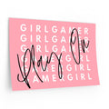 Play One Gamer Girl Removable Wall Decal Poster - PlayWhatever