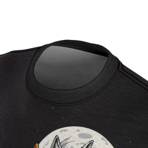 Proud Space Cat Starry Night Unisex Shirt - PlayWhatever